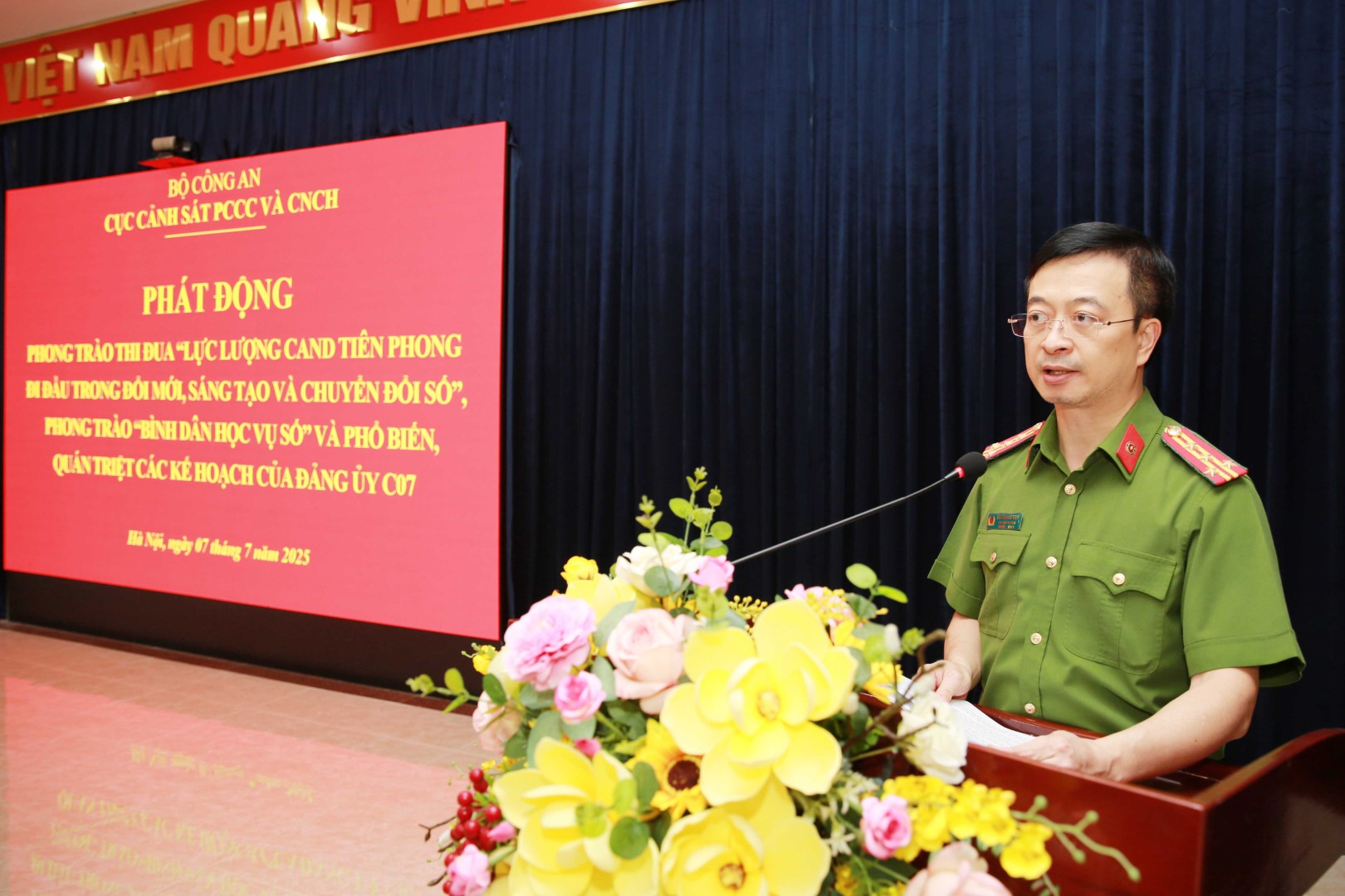 Lễ công bố Quyết định của Bộ trưởng Bộ Công an về công tác cán bộ ngày 30/6/2025