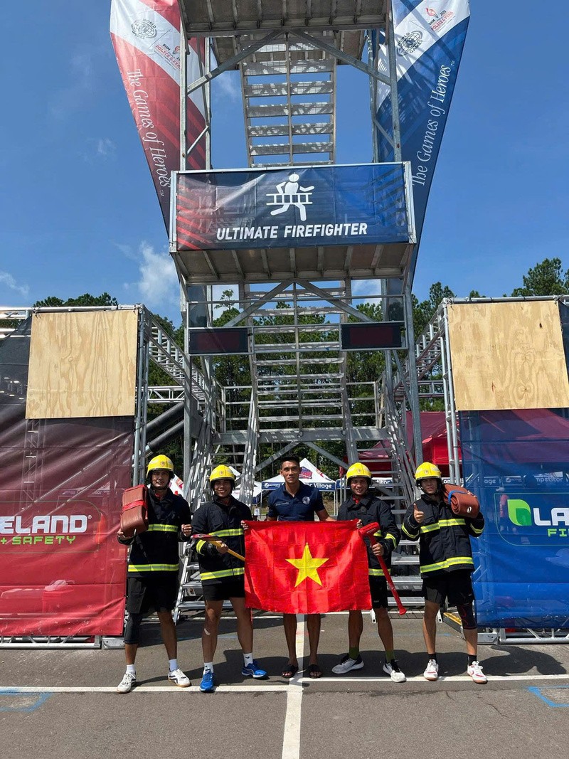 Đội tuyển PCCC và CNCH Việt Nam đạt thành tích cao tại Đại hội Cảnh sát và Cứu hỏa thế giới năm 2025 tổ chức tại Hoa Kỳ