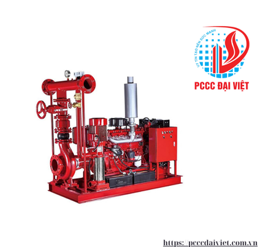 Máy bơm PCCC trục rời động cơ Diesel 60HP tesu