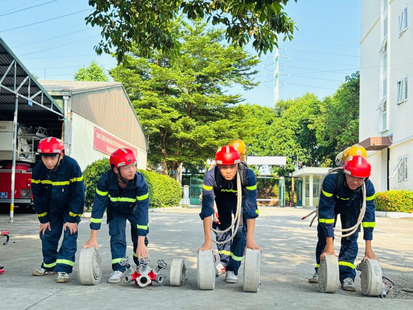 Công an tỉnh Thanh Hóa tổ chức huấn luyện nghiệp vụ chữa cháy và cứu nạn, cứu hộ 6 tháng cuối năm 2025